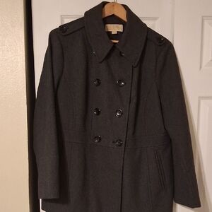 MICHAEL Michael Kors Charcoal Pea Coat